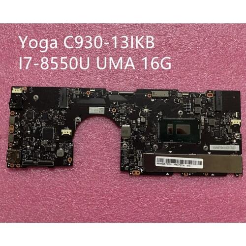 Original laptop Lenovo Yoga C930-13IKB motherboard mainboard I7-8550U UMA 16G 5B20S72101
