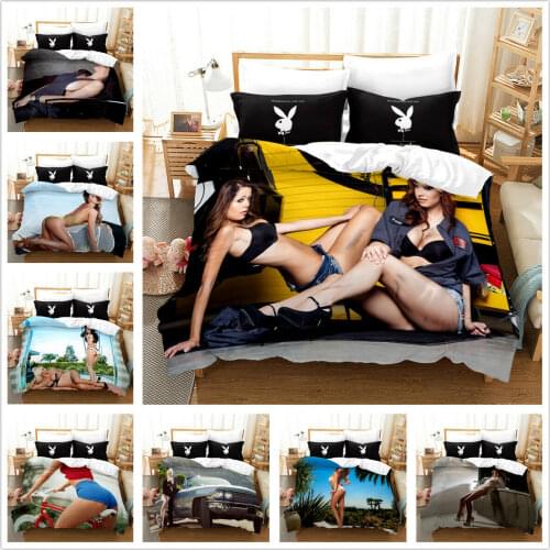 Sexy Bikini Lady Home Textile Pillow Case 3D Bed Linen Duvet Covers Comforter Bedding Sets Bed Set Home Decor Bedding