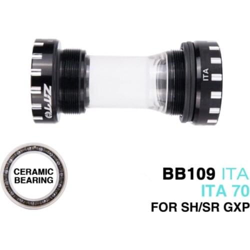 MTB Road BB109ITA pattern screws into the hollow central axis of the central shaft black ceramic center shaft BB ceramic Perin