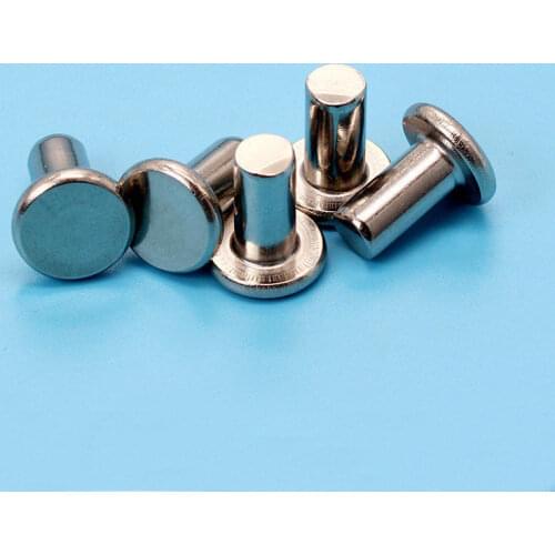 M8 stainless steel rivets flat head solid percussion rivet 12 16 20 25 30 35 40 50mm Long