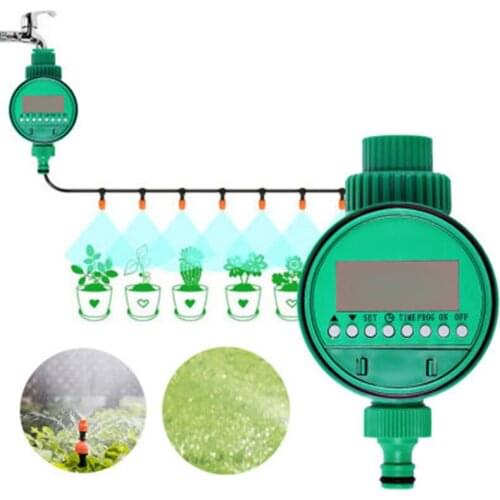 1 Pcs Garden Water LCD display Timer Valve Automatic Electronic Watering Timer Home Garden Irrigation Timer Controller System