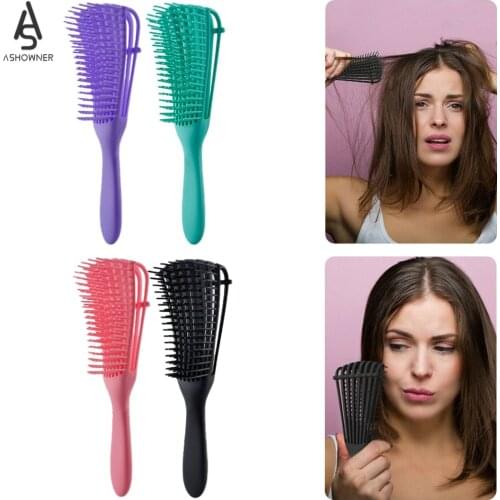 1pcs Detangling Hair Brush Scalp Massage Comb Hair Brush Women Detangle Hairbrush Anti-tie Knot Professional Hair Brushes Combs