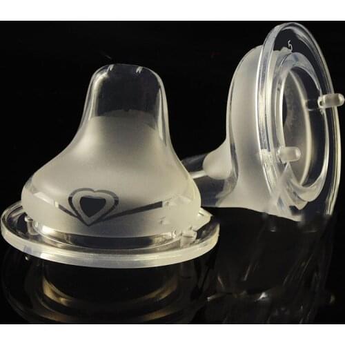 1pc Baby Safety Liquid Silicone Pacifier Duckbill Nipple Natural Flexible Replacement Accessories For Wide Mouth Milk Bottle