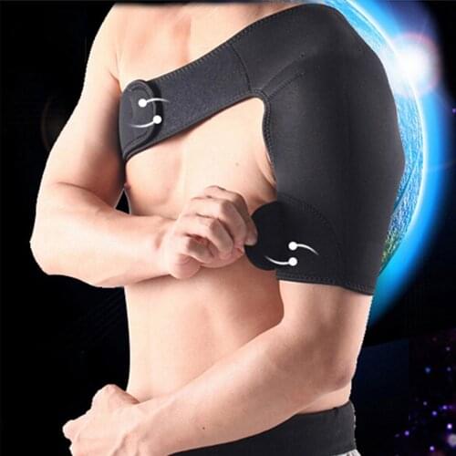 Hot Selling Neoprene Brace Dislocation Arthritis Pain Magnetic Shoulder Support Strap left arm Wholesale High Quality