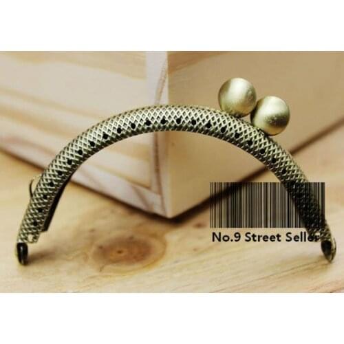 10pcs/lot DIY Cute 8.5cm Metal Purse Frame Handle for Bag Sewing Craft Tailor Sewer