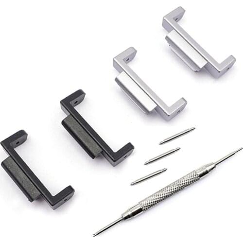 16mm Black Adapters Connectors for Watch Band Casio G-SHOCK GA-110 GD-100 DW-5600 G-5600 Men Replacement Strap Refit Accessories