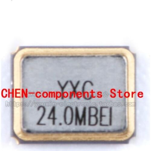 5pcs SMD passive crystal oscillator YSX321SL 24MHz 10ppm 10pF X322524MMB4SI/4P