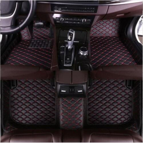 Custom car floor mats for Tesla Model 3 2017 2018 2019 leather all models car mats tapis voiture
