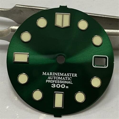 28.5MM Watch Dial for NH35A movement Diving Watch Modification Parts