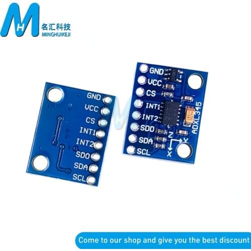 GY-291 ADXL345 Digital Three-axis Acceleration Of Gravity Tilt module IIC SPI Transmission New