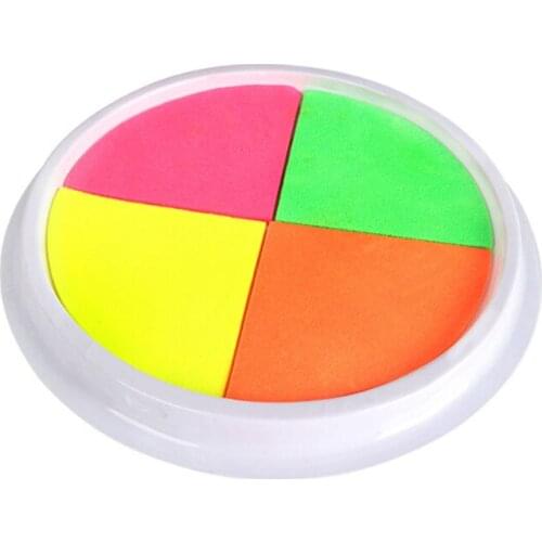 Baby Palm Drawing 6/4 Colors Ink Pad Diy New Finger Painting Craft Cardmaking For Kids Montessori Drawing Baby Toys 0-12 Months