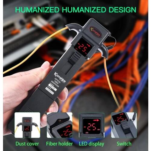 KFI-35 KomShine Optical Fiber Identifier Equal to Noyes OFI400C/JDSU FI60 Fiber Identifier SM and MM Optical 800-1700nm