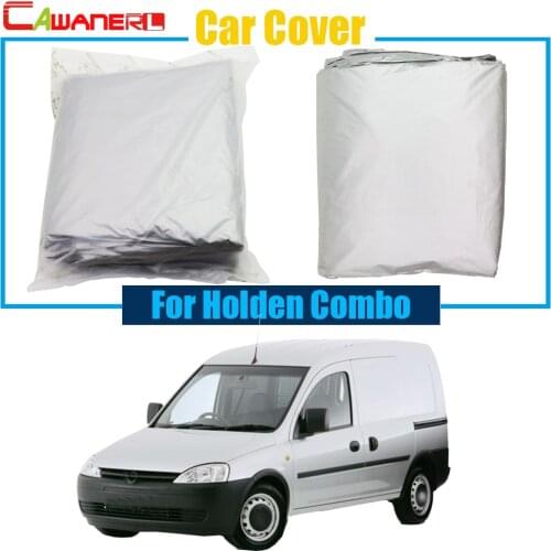 Cawanerl Car Cover Vehicle Outdoor Snow Rain Resistant Anti UV Protection Cover Dustproof Sun Shade For Holden Combo