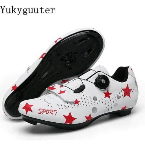 Cycling Shoes Sapatilha Ciclismo Mtb Men Sneakers Women Mountain Bike Bicycle Breathable Sport Hook & Loop Fashion Star