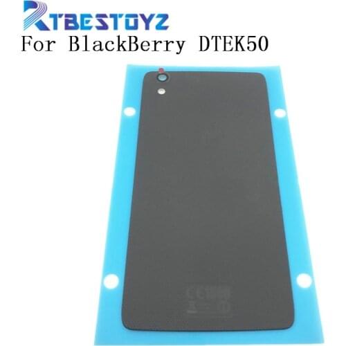 For BlackBerry DTEK50 DTEK 50 Battery Cover Door Housing Case Back Cover With Rear Camera Lens With Logo