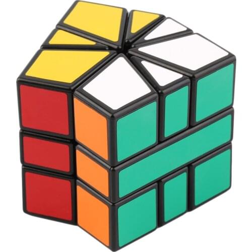 Speed Super Square One SQ-1 Plastic Magic Cube Puzzle Multicolor with Great Corner Cutting Easy & Smooth to Move