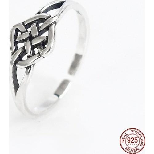 LKO 925 Sterling Silver Rings for Women Opening Adjustable Ring Elegant Fine Jewelry Gifts Trend Party Bijoux Accessories