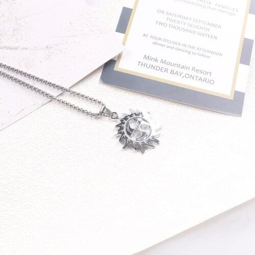 STN2 Stainless Steel Multi Layers chain necklace pendant necklace Thick Necklace MM