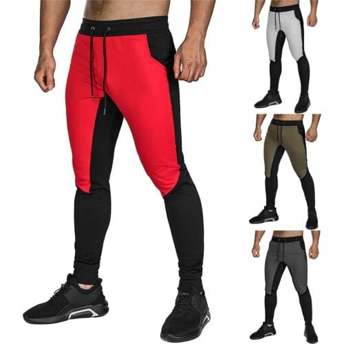 Mens trousers High quality running trousers Mens jogging sports pants Cotton sweatpants Gym Jogging sports pants