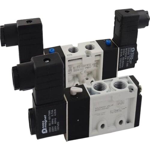 MVSC series solenoid valve MVSC-220-4E1/DC24V/AC220V two-position five-way reversing valve