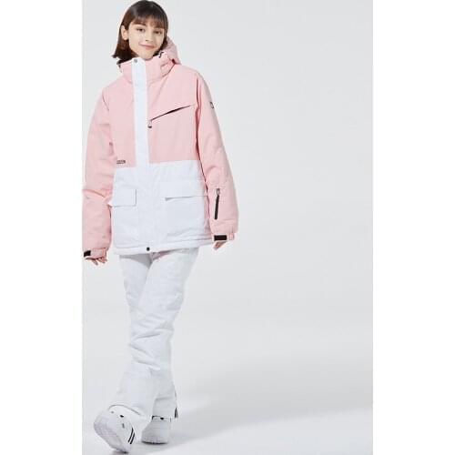 2020 New Winter Ski Suit Women Outdoor Snowboard Jacket Ski Set Thickened Overalls To Keep Warm Windproof Snow Costume Clothes