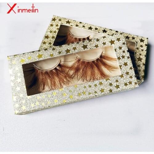 25mm 3D brown mink lashes bulk wholesale beauty natural individual false eyelashes Makeup thick fluffy lash extension supplies