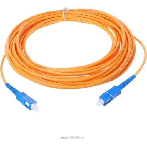 SC/UPC-SC/UPC-SM 3mm Fiber Optic Jumper Cable Single Mode Extension Patch Cord Ja27 21 Dropship