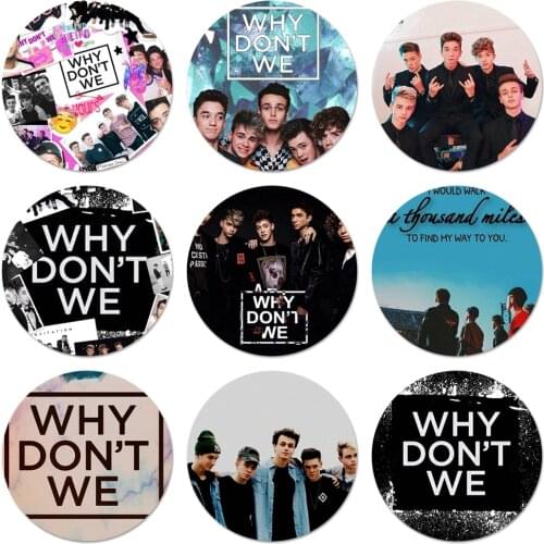 Why dont we Custom Icons Pins Badge Decoration Brooches Metal Badges For Backpack Decoration