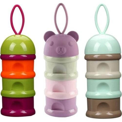 Portable Baby Milk Powder Container Food Storage Box Kids Food Snack Box oddler Powdered Milk Case Powder Box For Baby Feeding