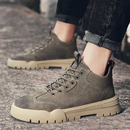 Casual Male Shoe Casual Leather Man Shoe Mens Boots Shoes Men 2020 Shose Leisure Black Loafers Fashion For Flat Mens