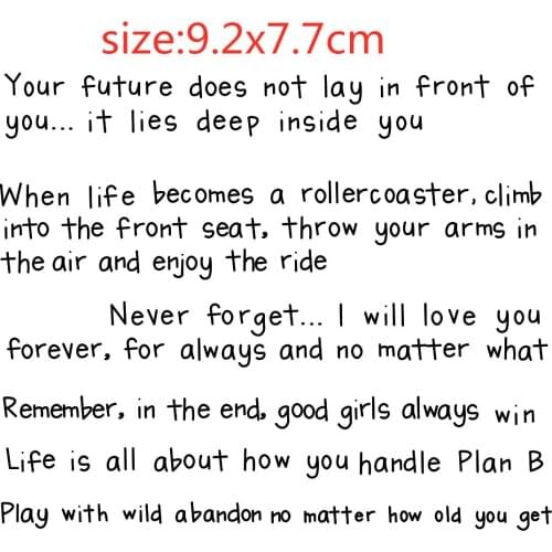 English phrase pattern Transparent Clear Silicone Stamp/Seal for DIY scrapbooking/photo album Decorative clear stamp sheets