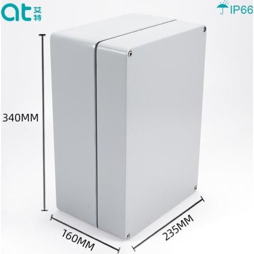 340*235*160MM IP66 Waterproof Die casting Aluminum Junction Box Metal Enclosure Case Custom Box for Circuit Breaker Wiring
