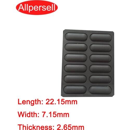 Computer rubber mat foot mat for MSI Dell Lenovo ASUS HP acer laptop bottom shell foot mat feet black DIY 22.15mm