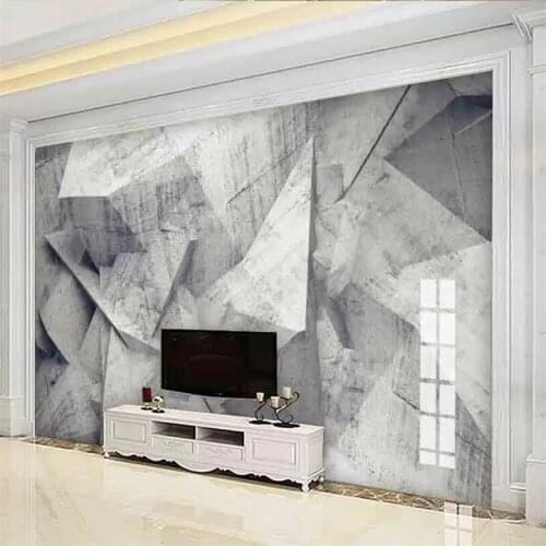 Custom 3d Self Adhesive wallpapers Nordic minimalistic abstract line geometry murals marble TV background Painting home decor