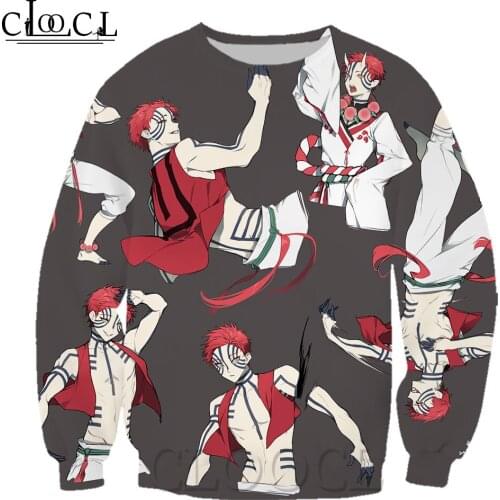 HX Kimetsu No Yaiba The Movie: Mugen Train Akaza 3D Print Men Women Sweatshirt Autumn Fashion Harajuku Pullover Drop Shipping