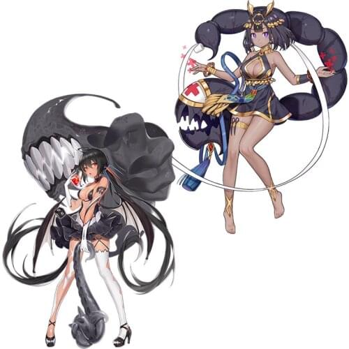 Three Ratels CA58 Ark Order Lovely girls anime stickers for car hood motor laptop room decora Waterproof Decal Vinyl auto Wrap