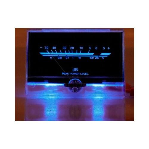 High-precision VU meter with driver board level meter mixer audio pointer strap backlit power amplifier DB meter Measuring Tool