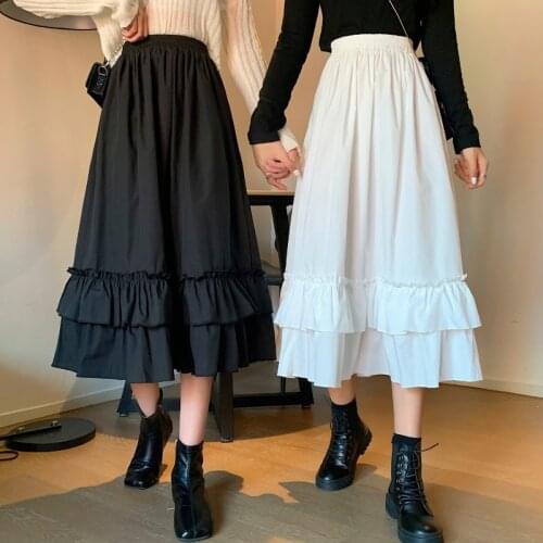 Vy1297 Cheap wholesale 2021 spring summer autumn new fashion casual sexy women Skirt woman female OL long skirt