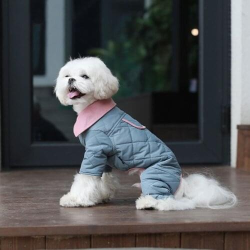 Winter Warm Pet Dog Clothes For Dogs Overalls Pet Jumpsuit Puppy Cat Coat Clothing For Dog Coat Thick Pets Dogs Clothing