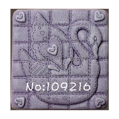 1pcs The Swan (ZX1610) Silicone Handmade Soap Mold Crafts DIY Mold