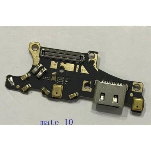 10Pcs USB Charger Port Dock Connector Charging Port Flex Cable With Microphone Replacement For Huawei Mate 10