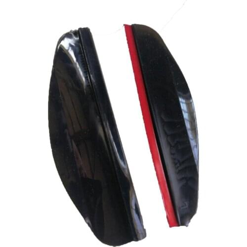 2Pcs/Set Flexible PVC Car Accessories Rear View Mirror Rain Curtain Sheets Rear Mirror Car Eyebrow Rain Cover