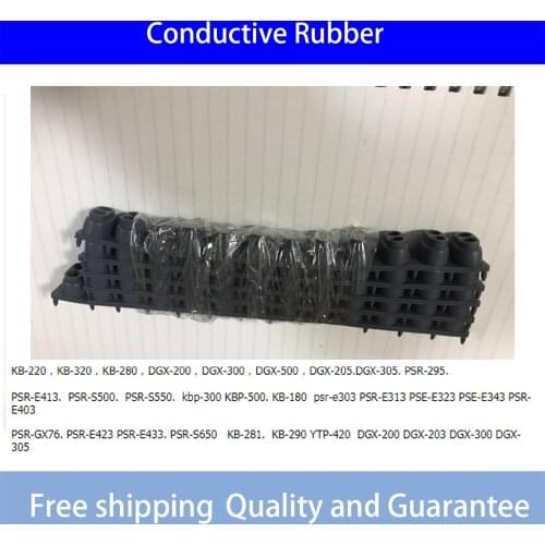 5PCS/Lot Conductive Rubber Contact Pad Button D-Pad for Yamaha KB-280/220/295/S650/S550/290