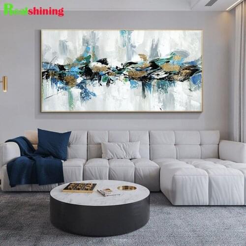 Abstract Lines Diamond Painting Landscape Full Square Round Wall Art Pictures For Bedroom Living Room Home Decoration N1699