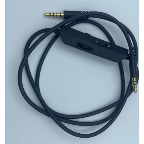 100pcs Gaming Headset Audio Cable For logitech Astro A10 A40 Headphones Fits Many Headphones Microphone Volume Control