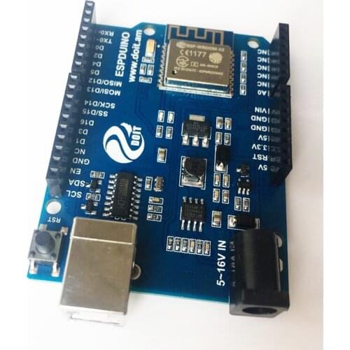 ESPDuino Compatible With Arduino UNO R3 + Wifi From ESP8266 ESP-13 WIFI Wireless Development Board Module Diy Robot Smart Car