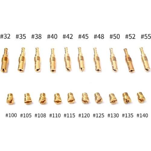 Hot sale 20pcs Carburetor Main Jet Kit Set Slow/Pilot Jet High Quality