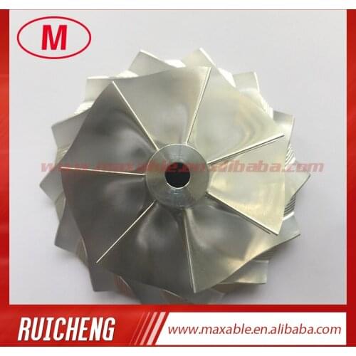 GT3076 59.08/76.13mm 7+7 blades turbo billet/milling/aluminum 2618 compressor wheel for racing