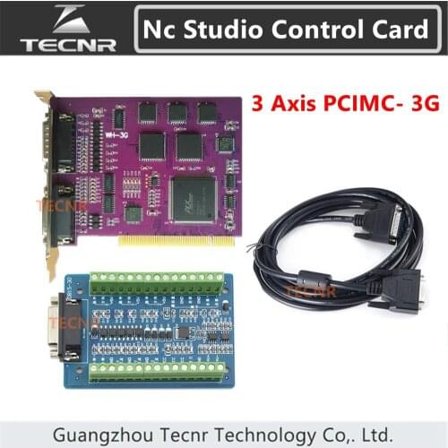 Ncstudio 3G motion control card 3 axis nc studio control card system PCIMC-3G for cnc router 5.4.88 5.4.96