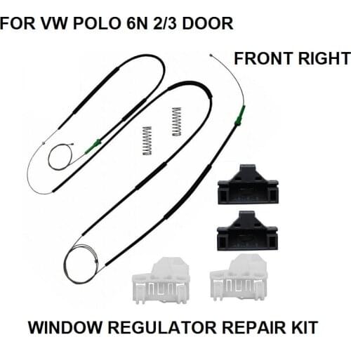 OE#6N3837462 ELECTRIC WINDOW REGULATOR REPAIR KIT FOR VW POLO 6N1 6N2 2/3 DOOR FRONT RIGHT NEW